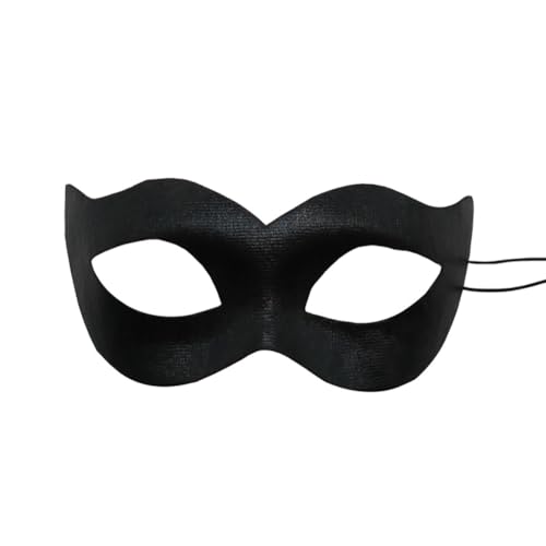 Asudaro Maskerade-Gesichtsmaske, 1/4/8 Stück, Halloween, randlos, schwarz, halbes Gesicht, Kunststoff, Fledermausaugen, Abdeckung, Heldenrollen-Gesichtsmaske für Cosplay Auftritt Maskerade Party von Asudaro