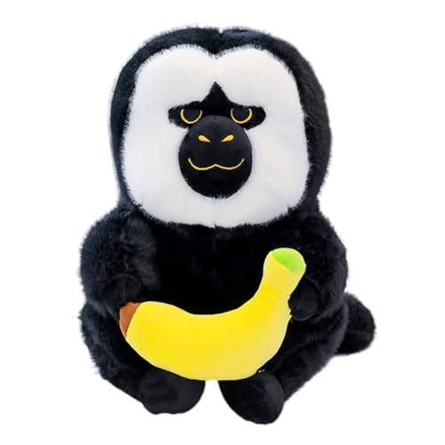 Asudaro Plüsch Gorilla, Kuscheltier Gorilla 25cm/35cm Süßes Stofftier Cartoon Gorilla Plüsch Spielzeug Stofftier Plüsch Spielzeug realistische Plüschtiere Waschbar Kuscheltier Für Kinder Spielzeug von Asudaro