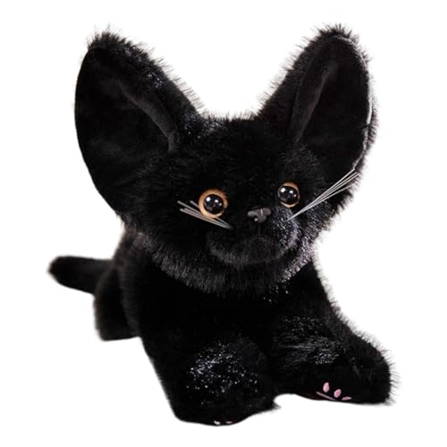 Asudaro Plüschtier Katze, 53CM Katzenpuppen-Plüschtier Kuscheltier Katze Kawaii Realistischen Katze Plüschtier Stofftier Schwarze Katze Plüschtiere zum Kuscheln Spielen von Asudaro