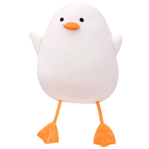 Asudaro Plüschtier Puppe, Tiere Ente Kuscheltier Puppe Stofftier Kissen Riesige Große Weiße Ente Plüsch Ente Plüschtier Kuscheltier Kawaii Puppe Stofftier Kissen Süßes Geschenk 70CM von Asudaro