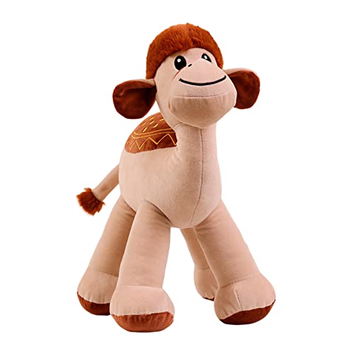 Asudaro Plüschtier für Kinder, Stofftier Kamel Plüsch Kinder Kuscheltier Weiches Kuschel Plüschtier Kuscheltier Kamele Trampeltier Kamel Puppe Kamel Figur Cartoon Soft Toy Animals Kuscheltier 25cm von Asudaro