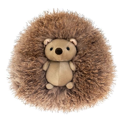 Asudaro Plüschtiere 40x40cm Panda/Igel Plüschtiere Igel Kuscheltier Plüschigel Kuschel Igel Plüschtier Hedgehog Panda Puppe Plüschtier zum Kuscheln und Spielen, für Kinder & Erwachsene von Asudaro