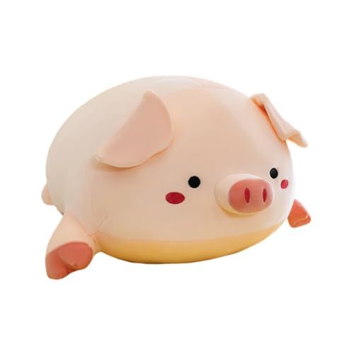 Asudaro Schweinchenpuppe, 40cm/50cm/60cm Schwein Beanie Ball Baby Weiche Pluschtiere Schwein Plüschtier Süßes Schwein Plüsch Plüschtier Cartoon Kinder Begleiten Kuscheltier Stofftiere - Waschbar von Asudaro