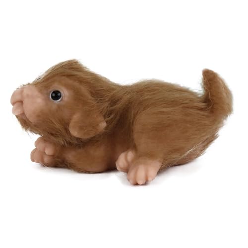 Asudaro Silikon Schweinchen Puppe, Niedliche Miniatur Schwein Figuren Spielzeug Mini Soft Lifelike Silikon Ferkel Puppe Reborn Baby Kinder Animal Doll Soft Animals Fake Pets #09 von Asudaro