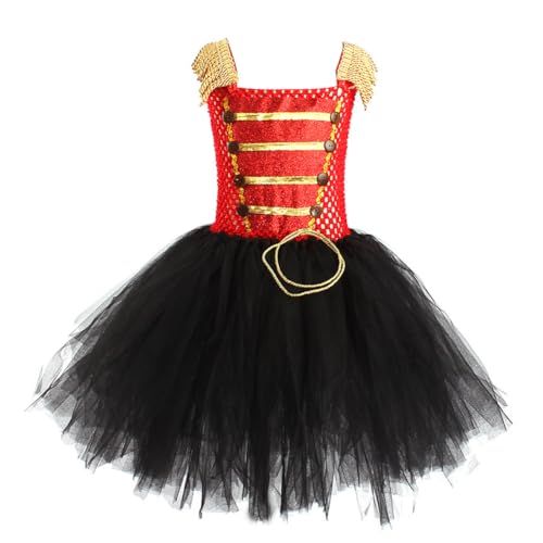 Asudaro Tanzkleidung Nussknacker für Mädchen,Weihnachts Outfits,Zirkus Kostüme Pailletten Nussknacker Tanzkleid,Cosplay Fasching Karneval Kostüm Partykleid Festkleid für Weihnachten Verkleidung(S) von Asudaro