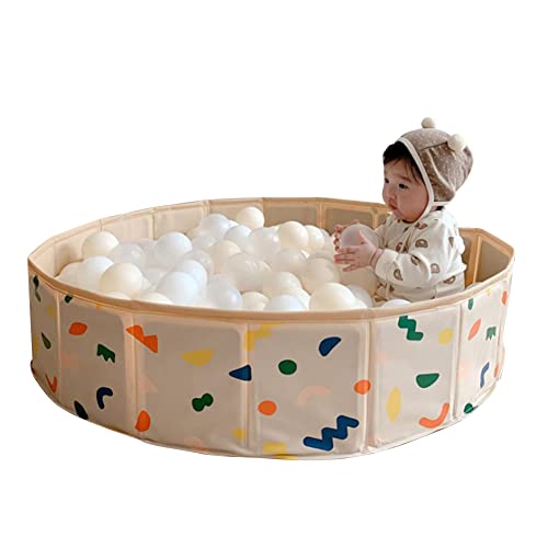 Baby Bällebad Bällepool Φ80CM Faltbar Bällepool Pop Up Zelt Kinder Spielzelt Bällchenbad Rund Bällebäder Ohne Bälle Babyspielzeug Bällebad Baby Laufstall für 1-3 Jährige Baby Kinder im Indoor Outdoor von Asudaro