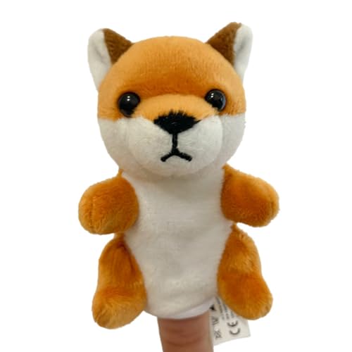 Fingerpuppe Fuchs, Asudaro 9 cm Tier Handpuppen für Kinder Mini Plüsch Tier Fingerpuppen 36 Stil Cartoon kleine Handpuppe Spielzeug für Kinder von Asudaro