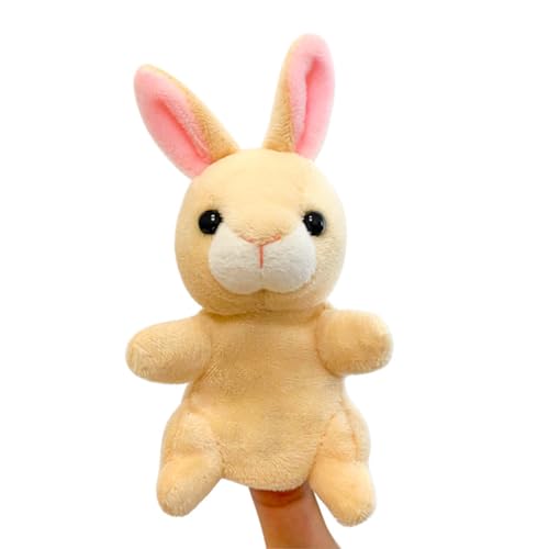 Fingerpuppe Hase, Asudaro 9 cm Tier Handpuppen für Kinder Mini Plüsch Tier Fingerpuppen 36 Stil Cartoon kleine Handpuppe Spielzeug für Kinder von Asudaro