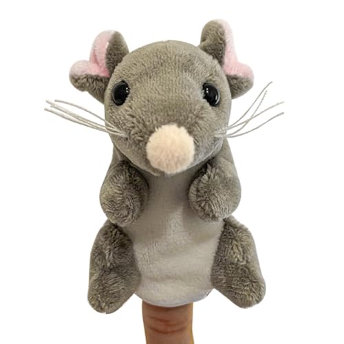 Fingerpuppe Maus, Asudaro 9 cm Tier Handpuppen für Kinder Mini Plüsch Tier Fingerpuppen 36 Stil Cartoon kleine Handpuppe Spielzeug für Kinder von Asudaro