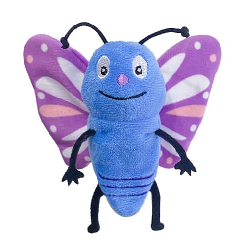 Handpuppe Schmetterling, Asudaro 9 cm Tier Handpuppen für Kinder Mini Plüsch Tier Fingerpuppen 36 Stil Cartoon kleine Handpuppe Spielzeug für Kinder von Asudaro