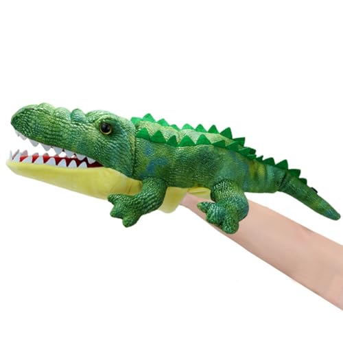 Handpuppen-Set Asudaro Frosch-Handpuppe/Salamander-Handpuppe/Realistische Eidechsen-Handpuppe/Schlangen-Handpuppe/Schildkröten-Handpuppe/Krokodil-Handpuppenspielzeug für Geschichtenerzählen von Asudaro