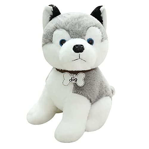 Plüsch Hund Realistische Teddy Hunde Spielzeug Mops Bernhardiner Bulldogge Sherrina Chihuahua Husky Kuscheltier Kinder Plüschhund Puppe Stofftier Hund Simulation Spielzeug Plüschtiere Welpen Kissen #1 von Asudaro