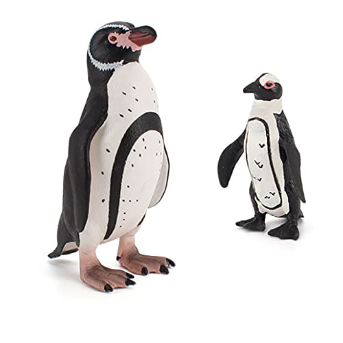 Realistische Pinguinfiguren Pinguin Figuren Arktis Spielzeug Polartiere Miniatur Meerestiere Figuren Kunststoff Polartiere Ozeantiermodell DIY Schneekugel Tortendeko Weihnachtsdorf Kindergarten von Asudaro