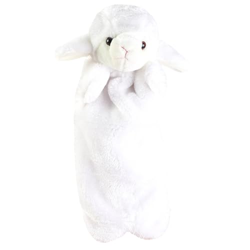 Tier Handpuppen für Kinder,Asudaro Plush Hand Puppets 38cm Kaninchen Wolf Elefant Känguru Hahn Kuh Panda Plüschtier Kuscheltier Handpuppen-Plüschspielzeug für Rollenspiele und Geschichtenerzählen von Asudaro