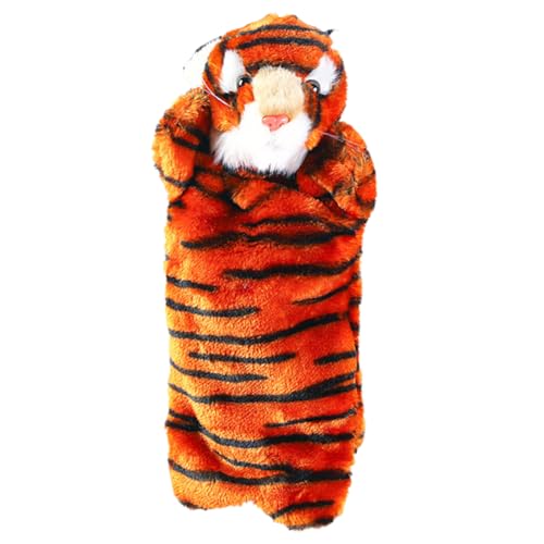 Tier Handpuppen für Kinder,Asudaro Plush Hand Puppets 38cm Kaninchen Wolf Elefant Känguru Hahn Kuh Panda Plüschtier Kuscheltier Handpuppen-Plüschspielzeug für Rollenspiele und Geschichtenerzählen von Asudaro