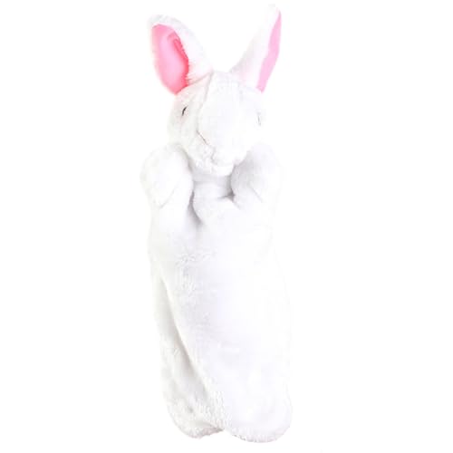 Tier Handpuppen für Kinder,Asudaro Plush Hand Puppets 38cm Kaninchen Wolf Elefant Känguru Hahn Kuh Panda Plüschtier Kuscheltier Handpuppen-Plüschspielzeug für Rollenspiele und Geschichtenerzählen von Asudaro