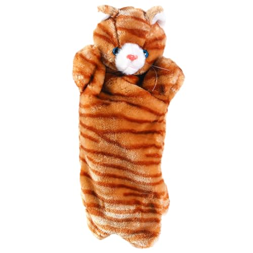 Tier Handpuppen für Kinder,Asudaro Plush Hand Puppets 38cm Kaninchen Wolf Elefant Känguru Hahn Kuh Panda Plüschtier Kuscheltier Handpuppen-Plüschspielzeug für Rollenspiele und Geschichtenerzählen von Asudaro