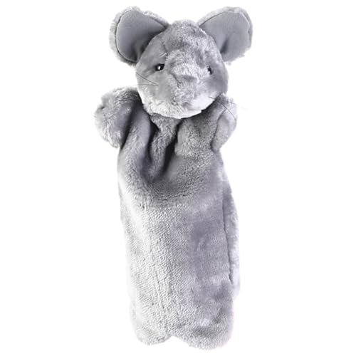 Tier Handpuppen für Kinder,Asudaro Plush Hand Puppets 38cm Kaninchen Wolf Elefant Känguru Hahn Kuh Panda Plüschtier Kuscheltier Handpuppen-Plüschspielzeug für Rollenspiele und Geschichtenerzählen von Asudaro