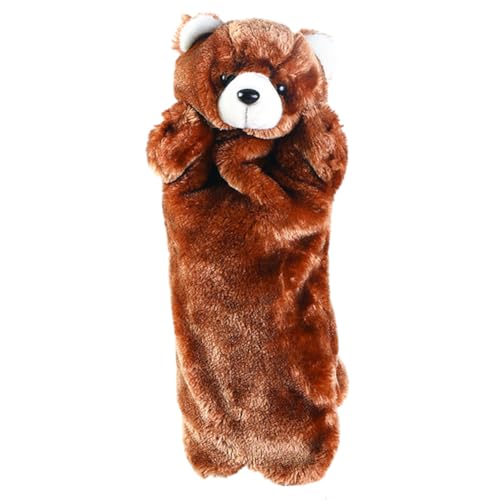 Tier Handpuppen für Kinder,Asudaro Plush Hand Puppets 38cm Kaninchen Wolf Elefant Känguru Hahn Kuh Panda Plüschtier Kuscheltier Handpuppen-Plüschspielzeug für Rollenspiele und Geschichtenerzählen von Asudaro