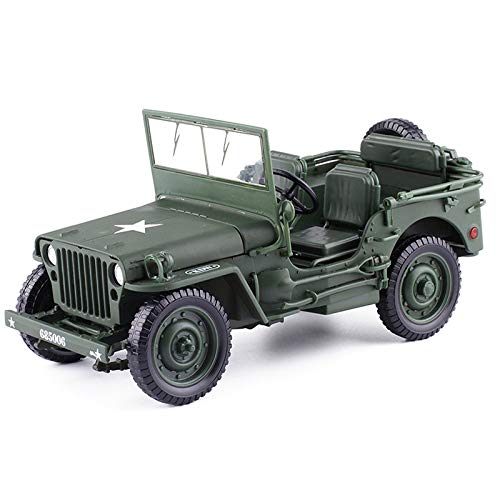 Asuinxurr 1:18 Modell Alten Welt Krieg Willys Fahrzeuge Legierung Auto Modell für Kinder Spielzeug Geschenke von Asuinxurr