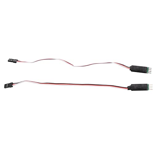 Asuinxurr 2 StüCke 3CH 3-Kanal LED Lampe Lichterteuerung Schalter Panel für 1/10 1/8 RC Modellauto Axial SCX10 Trx4 von Asuinxurr