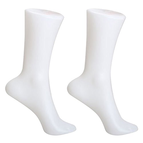 Asuinxurr 2 Stueck Female Fuss Socken Schablone Anzeige Kurzer Strumpf Mannequin von Asuinxurr