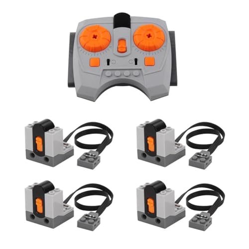 Asuinxurr 5-Teiliges Power Functions Set 8879 IR-Geschwindigkeit Einstellbare Fernbedienung 8884 IR-Empfänger Motor Auto Zug Spielzeug von Asuinxurr