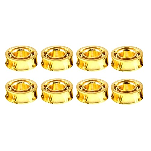 Asuinxurr 8 Stück R188 KK Bearing Speed Responsive Bearings Steel R188 U Nut für Yoyos Modelle von Asuinxurr