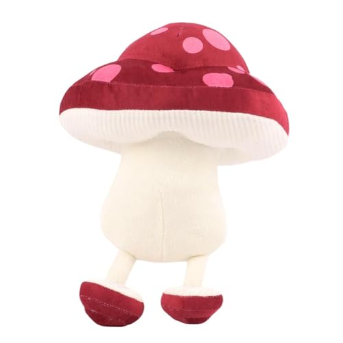 Asuinxurr Delicious in Dungeon Plüsch Walking Mushroom Plüschtier Weiches Stofftier Kissen für Zuhause Kinderzimmer von Asuinxurr