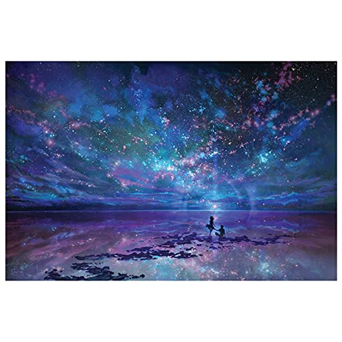 Asuinxurr Fantasie Sternen Puzzle 1000 Teile Dekom Pressions Puzzles für Erwachsene 1000 Teile Hoch AuflöSend Puzzle Spielzeug Aus von Asuinxurr