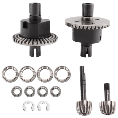 Asuinxurr Vorne & Hinten Differential und Getriebe Saty für Redcat 94123 94107 94111 94118 94166 1/10 RC Auto Upgrade Teile von Asuinxurr