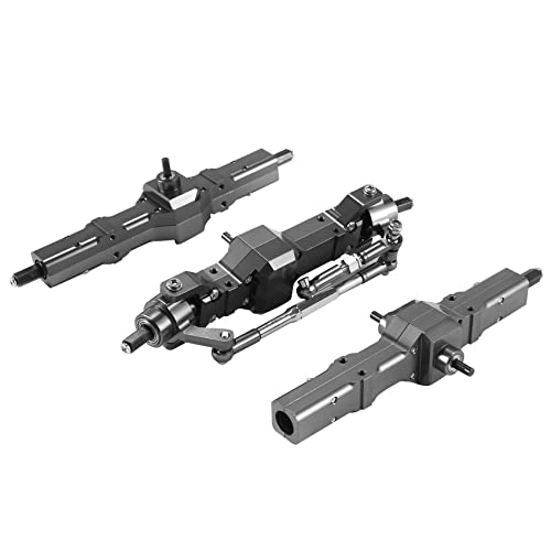 Asuinxurr für 1/16 B16 B36 6WD Ersetzen Upgrade Vorne/Hinten/BrüCke Achs Teil Set RC Auto Teile Aluminium Legierung Langlebig von Asuinxurr