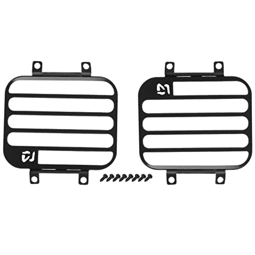 Asuinxurr für MN D90 D99S MN99S 1/12 RC Auto Upgrade Teile Front Licht Lampen Schutz Scheinwerfer Abdeckung Schutz Gitter ZubehöR von Asuinxurr