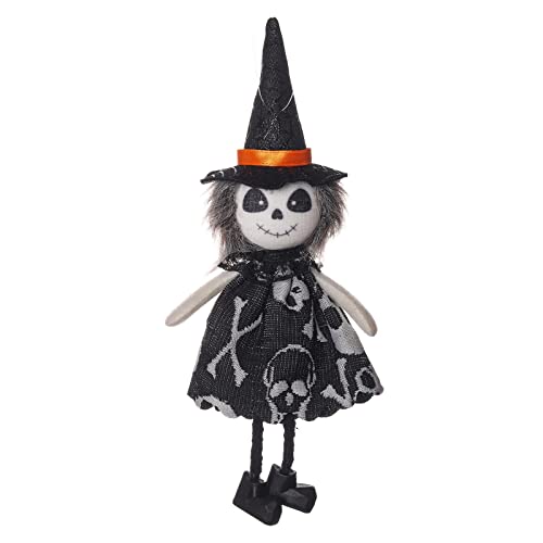 Asukohu Halloween Anhänger Hexe Kürbis Schwarz für Katze zum Aufhängen Ornament für Zuhause Festival Party Haustür von Asukohu