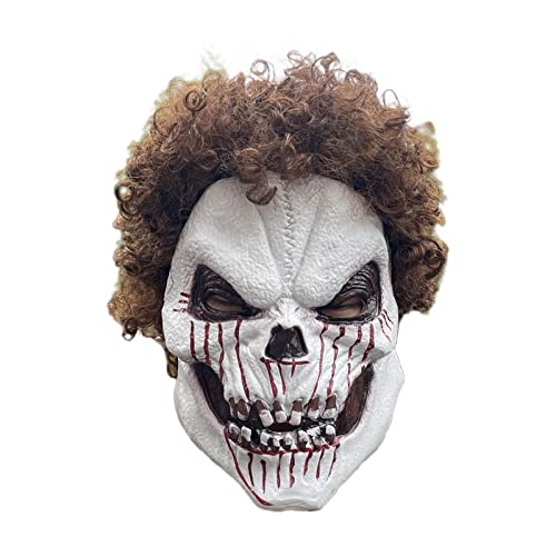 Asukohu Halloween Blutschädel Artefakt Horror für Gesichtsschild Ornament von Asukohu