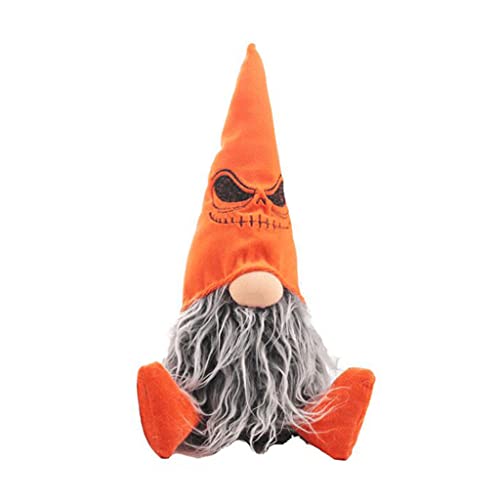 Asukohu Halloween handgefertigte Tomte schwedische Zwerge sitzende Nisse skandinavische Zwerge von Asukohu