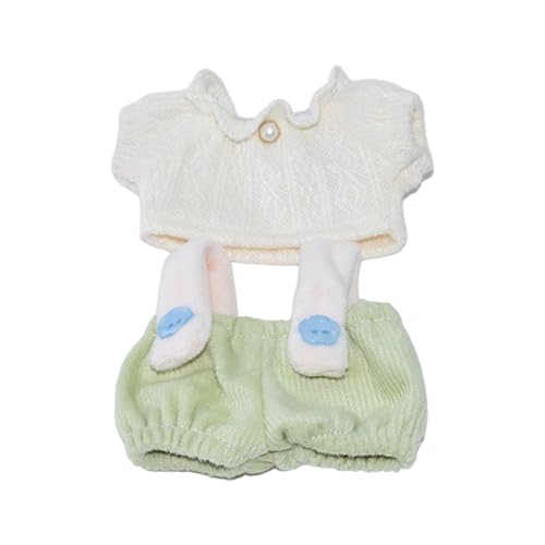 Asukohu Interaktive Verbandkits Für 10 cm Baumwollpuppen Mit Stilvollen Tops Und Overalls Für Kleinkind Tun Play Dressing Game Doll Kleidung Asukohu Interaktive Verbandkits Für 10 cm Baumwollpuppen Mit Stilvollen Tops Und Overalls Für Kleinkind Tun Play Dressing Game Doll Kleidung von Asukohu