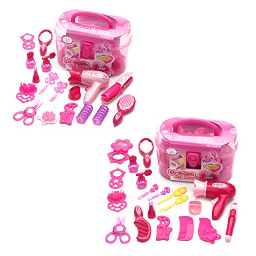 Asukohu Kinder Tun So Würden Sie Spielen Kinder Make Up Spielzeug Set Friseur Simulation Kosmetik von Asukohu