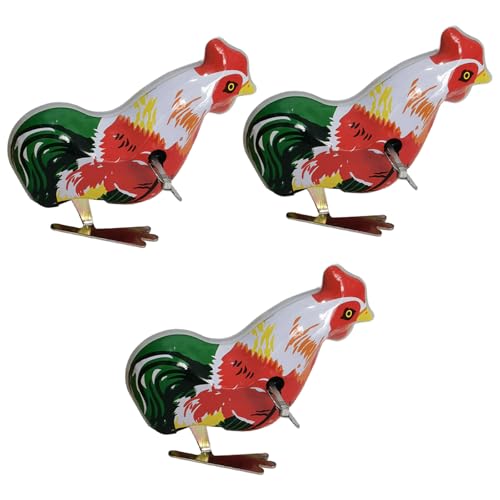 Asukohu Klassische Springende Hühnerspielzeug Eisen Eiszinn Rooster Modell Figur Uhr Uhr Für Und Büroschreibtisch Dekoration 3pcs Nostalgisch Für Erwachsene Asukohu Klassische Springende Hühnerspielzeug Eisen Eiszinn Rooster Modell Figur Uhr Uhr Für Und Büroschreibtisch Dekoration 3pcs Nostalgisch Für Erwachsene von Asukohu