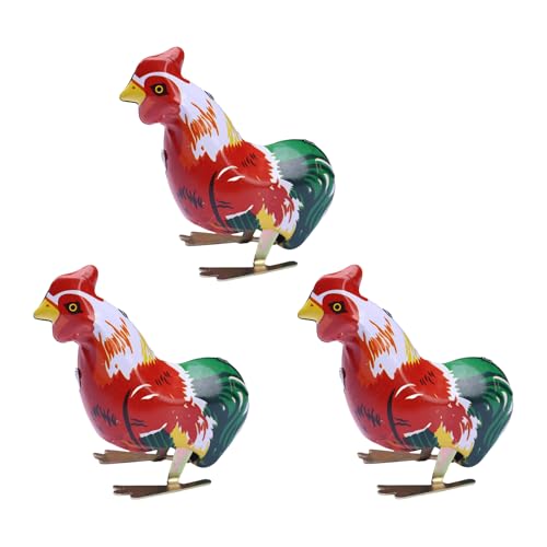 Asukohu Klassische Springende Hühnerspielzeug Eisen Eiszinn Rooster Modell Figur Uhr Uhr Für Und Büroschreibtisch Dekoration 3pcs Nostalgisch Für Erwachsene Asukohu Klassische Springende Hühnerspielzeug Eisen Eiszinn Rooster Modell Figur Uhr Uhr Für Und Büroschreibtisch Dekoration 3pcs Nostalgisch Für Erwachsene von Asukohu