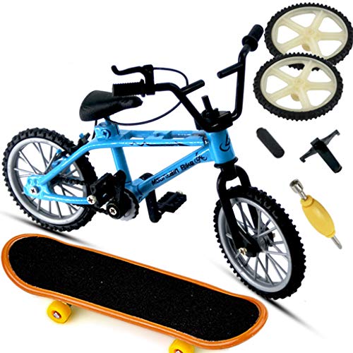 Asukohu Legierung Finger Fahrrad Sport Set Fahrrad Griffbrett Für Kreative Spiel Skateboard Kinder Kinder Spielzeug Geschenke von Asukohu