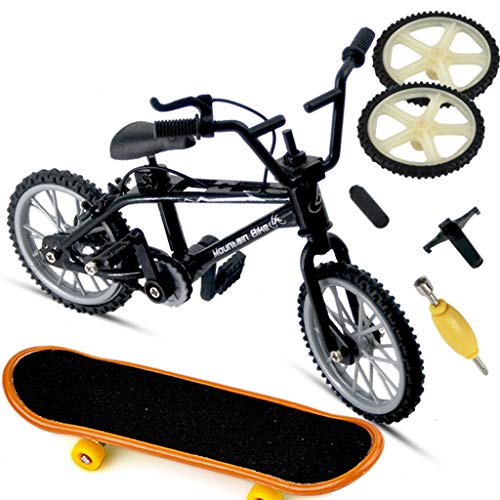 Asukohu Legierung Finger Fahrrad Sport Set Fahrrad Griffbrett Für Kreative Spiel Skateboard Kinder Kinder Spielzeug Geschenke von Asukohu