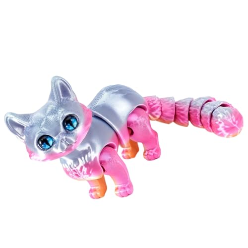 Asukohu Metallic Kätzchen Zappeln Spielzeug Flexible Stressabbau Figur Für Kinder Und Erwachsene Tragbare Artikulierte Design Sammlerkatzen Figurine Asukohu Metallic Kätzchen Zappeln Spielzeug Flexible Stressabbau Figur Für Kinder Und Erwachsene Tragbare Artikulierte Design Sammlerkatzen Figurine von Asukohu
