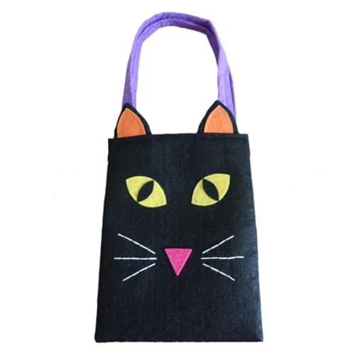 Asukohu Multifunktionale Halloween-Süßigkeitentüte Kürbis Hexe Katze Taschen für Festival Party Dekoration Supplies von Asukohu