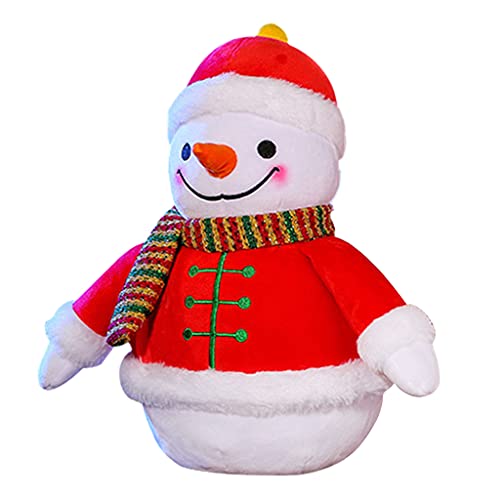 Asukohu Plüsch Für Schneemann Spielzeug Figur Haushalt Tisch Dekoration Interaktive Weihnachten Ornament Geschenk Clip Für Machin von Asukohu