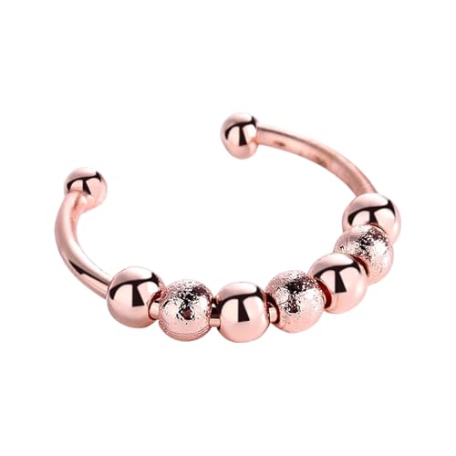 Asukohu Rotierende Perlen Spannungsabbau Ringe Einstellbare Schmuck Spinner Ringe Für Stressmanagement Büro Hand Entspannender Spielzeugspinner Für Erwachsene Unisex Asukohu Rotierende Perlen Spannungsabbau Ringe Einstellbare Schmuck Spinner Ringe Für Stressmanagement Büro Hand Entspannender Spielzeugspinner Für Erwachsene Unisex von Asukohu
