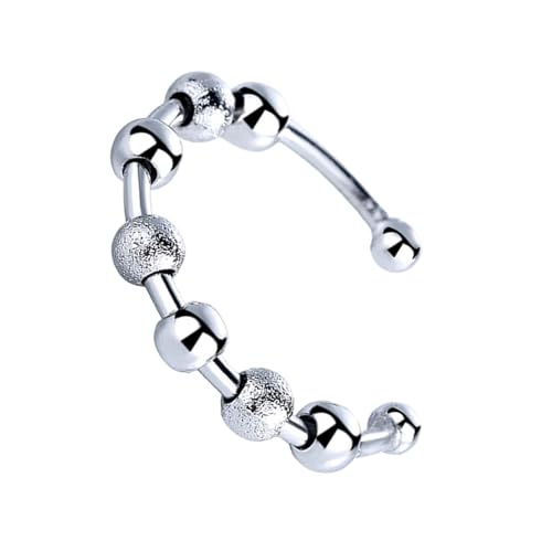 Asukohu Rotierende Perlen Spannungsabbau Ringe Einstellbare Schmuck Spinner Ringe Für Stressmanagement Büro Hand Entspannender Spielzeugspinner Für Erwachsene Unisex Asukohu Rotierende Perlen Spannungsabbau Ringe Einstellbare Schmuck Spinner Ringe Für Stressmanagement Büro Hand Entspannender Spielzeugspinner Für Erwachsene Unisex von Asukohu