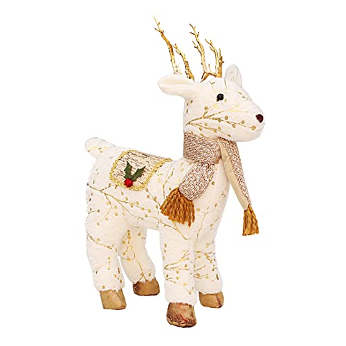 Asukohu Santa Rentier Plüsch Kuscheltiere Ornament Dezember Geschenke Jeder Rentier Figur von Asukohu