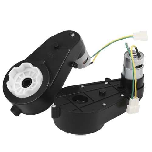 Asyduey 2 Stück Kinder-Fahrauto, Getriebe 550, 12-V-Motor, 40.000 Min, Elektromotor mit Getriebe, Hochgeschwindigkeits-RS550-Gleichstrommotor, Passend von Asyduey