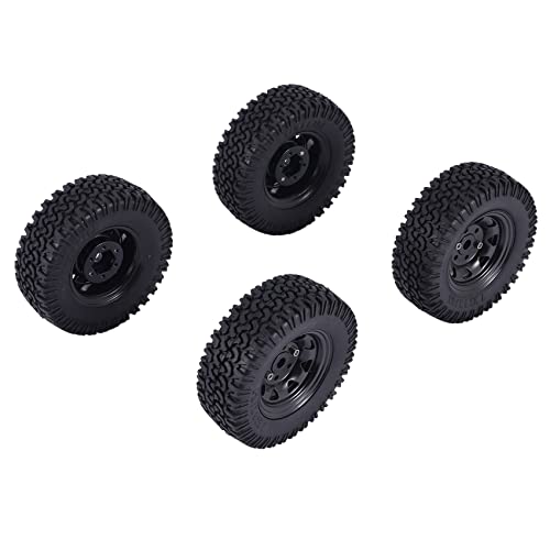 Asyduey 4 StüCk 1,55 Metall Perlenverschluss Felge Reifen Satz für 1/10 RC Crawler Auto Axial Jr 90069 D90 CC01 LC70 MST,2 von Asyduey